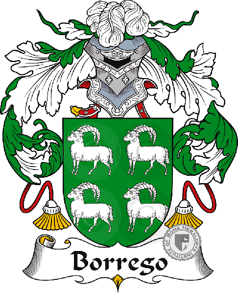 Coat of arms of family Borrego