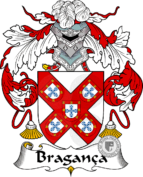 Coat of arms of family Bragança