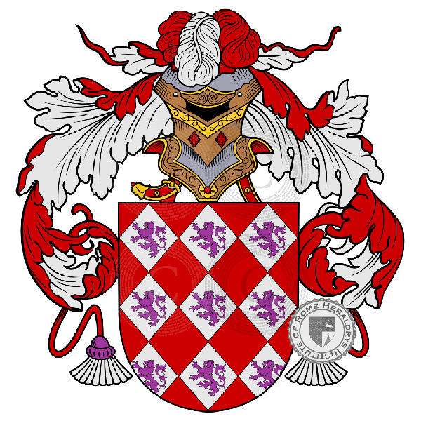 Coat of arms of family Brito, Briteiro, Britos