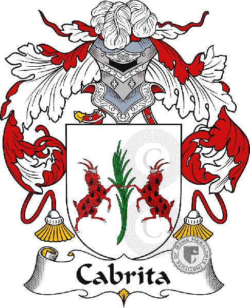 Coat of arms of family Cabrita