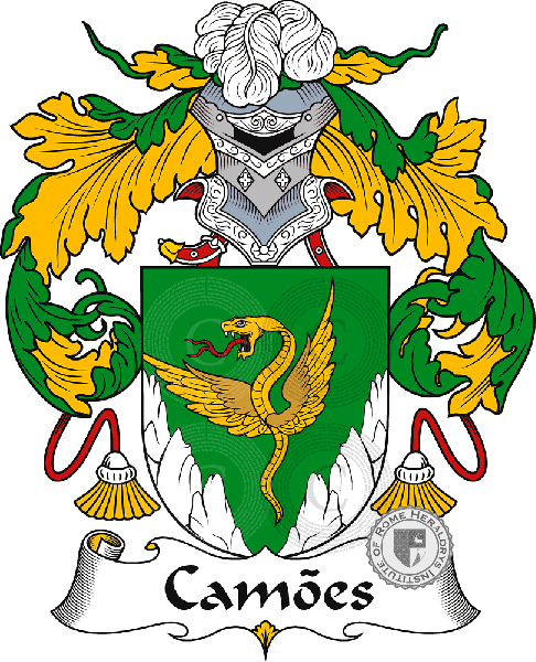 Escudo de la familia Camões