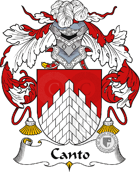 Coat of arms of family Canto