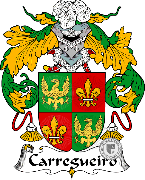 Coat of arms of family Carregueiro