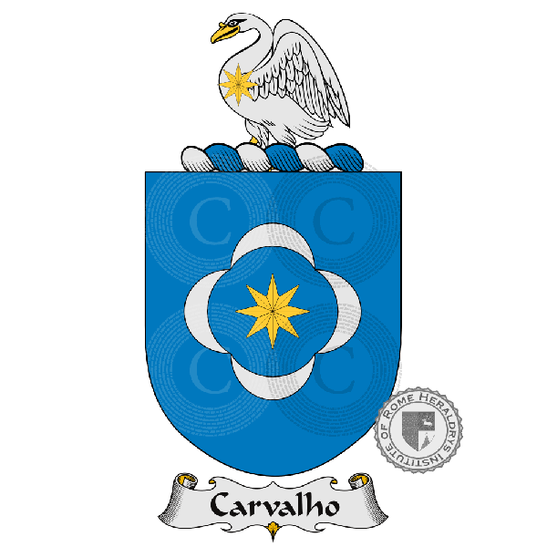 Coat of arms of family Carvalho