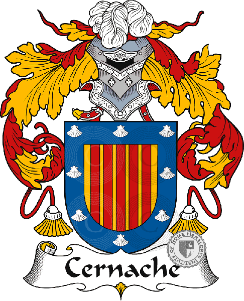Coat of arms of family Cernache