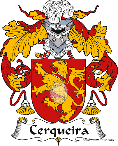Coat of arms of family Cerqueira
