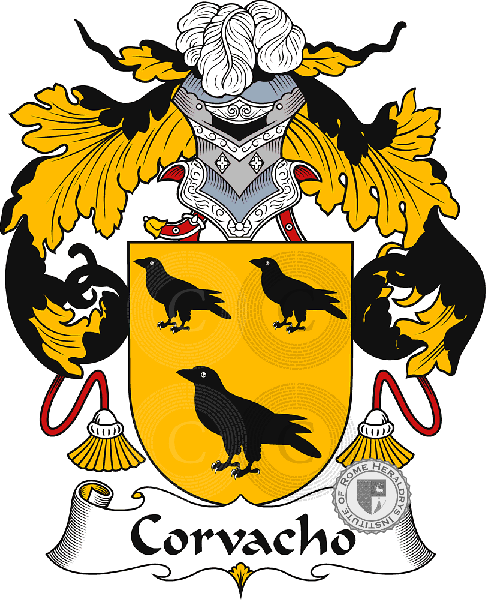 Coat of arms of family Corvacho