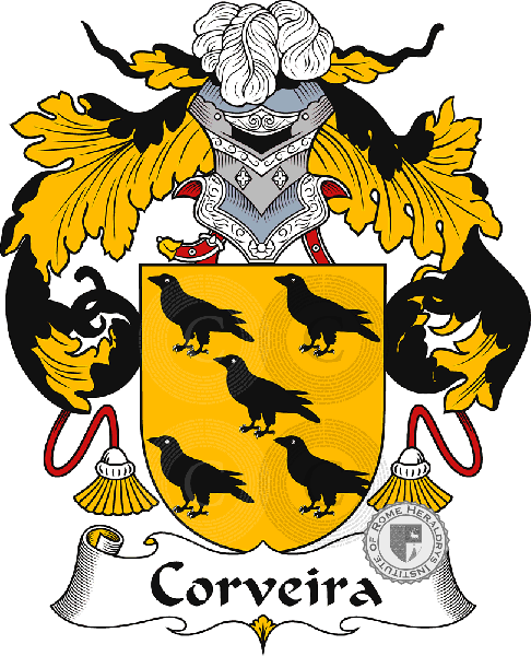 Coat of arms of family Corveira