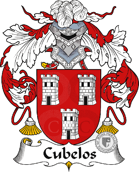 Coat of arms of family Cubelos