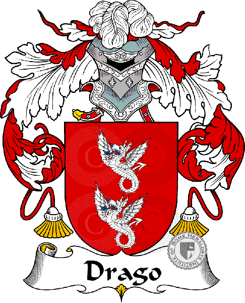 Escudo de la familia Drago