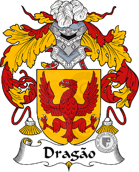 Coat of arms of family Dragão