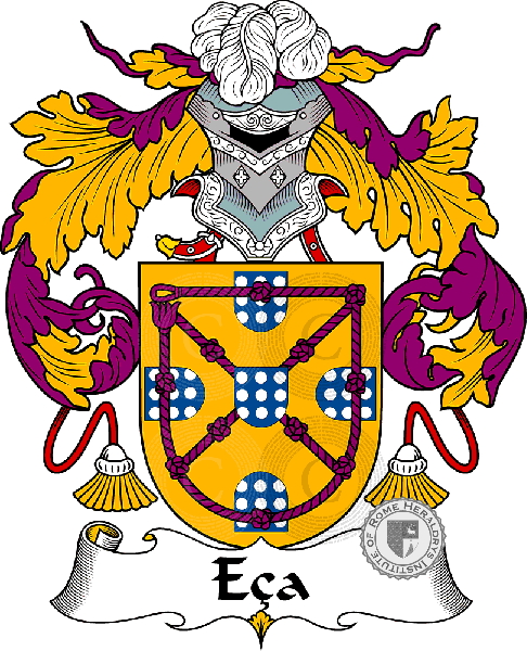 Coat of arms of family Eça