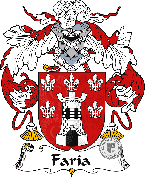 Coat of arms of family Faria