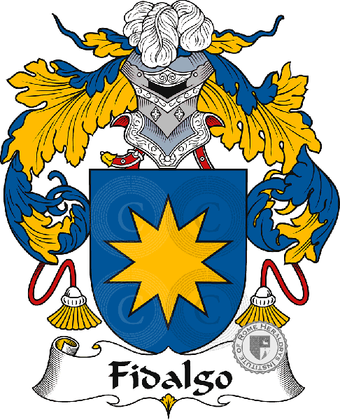 Coat of arms of family Fidalgo