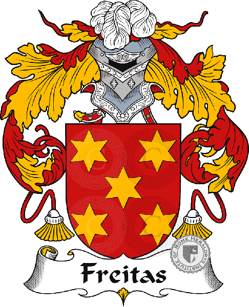 Coat of arms of family Freitas