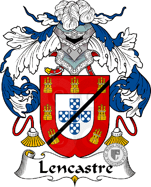 Coat of arms of family Lencastre
