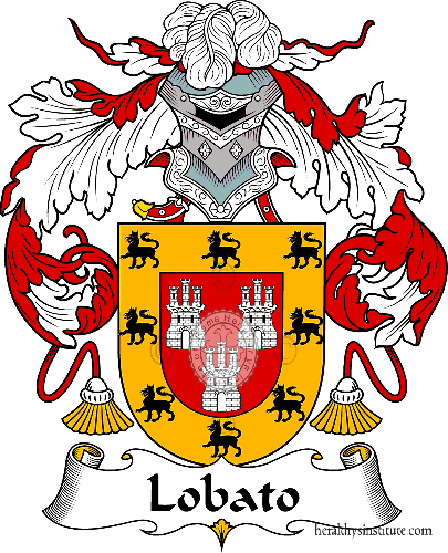 Coat of arms of family Lobato