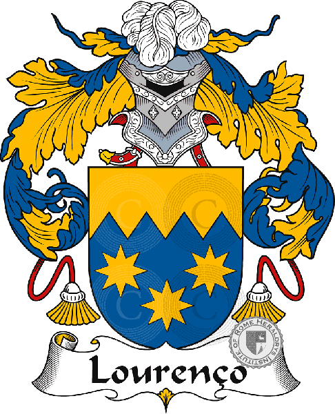 Coat of arms of family Lourenço
