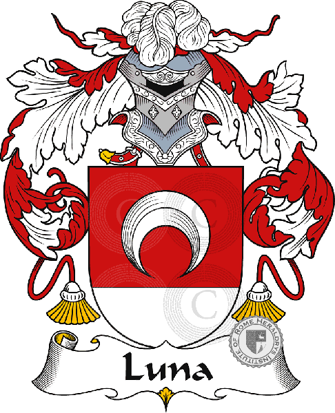 Coat of arms of family Luna