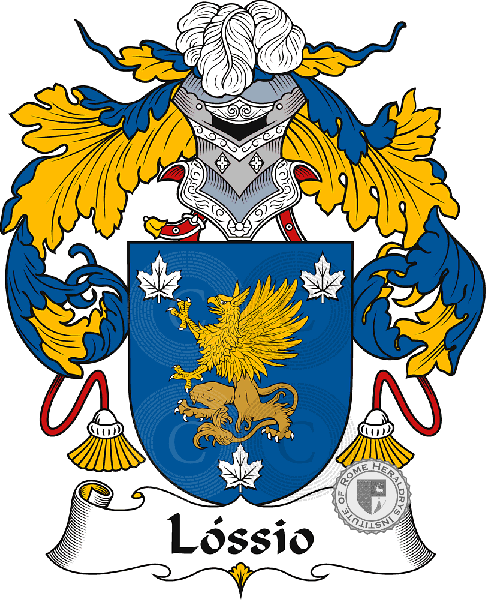Coat of arms of family Lóssio
