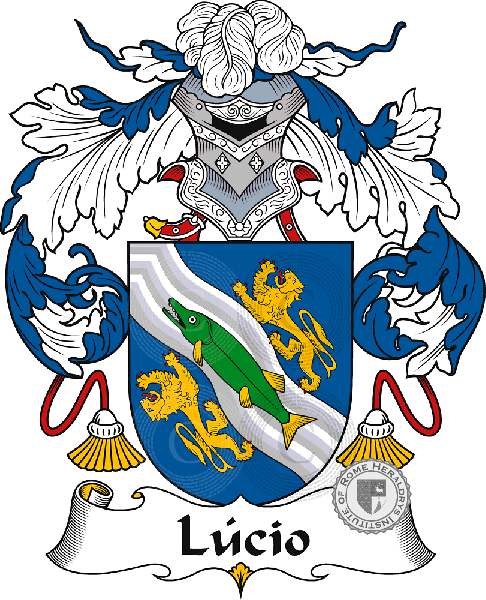 Coat of arms of family Lúcio