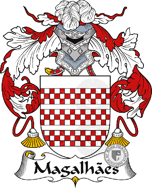 Coat of arms of family Magalhães