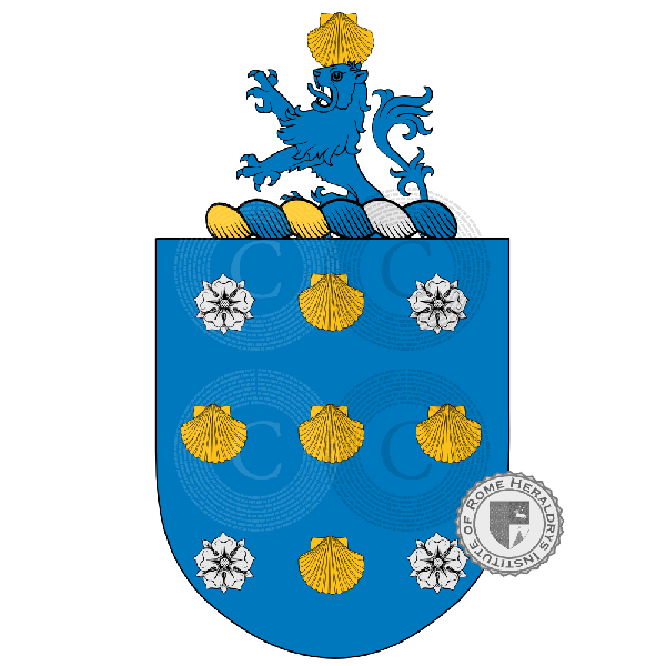 Coat of arms of family Mariz
