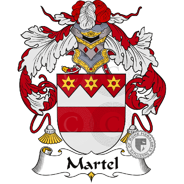 Brasão da família Martel