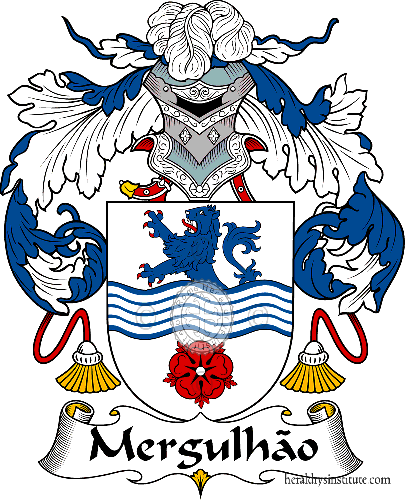 Coat of arms of family Mergulhão