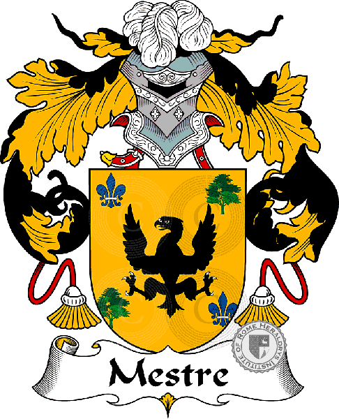 Coat of arms of family Mestre