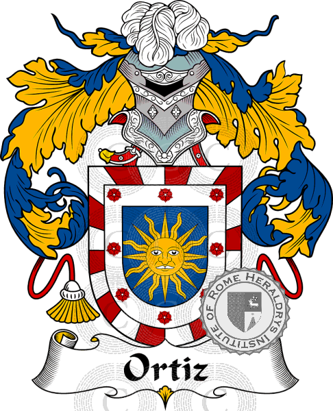 Coat of arms of family Ortiz