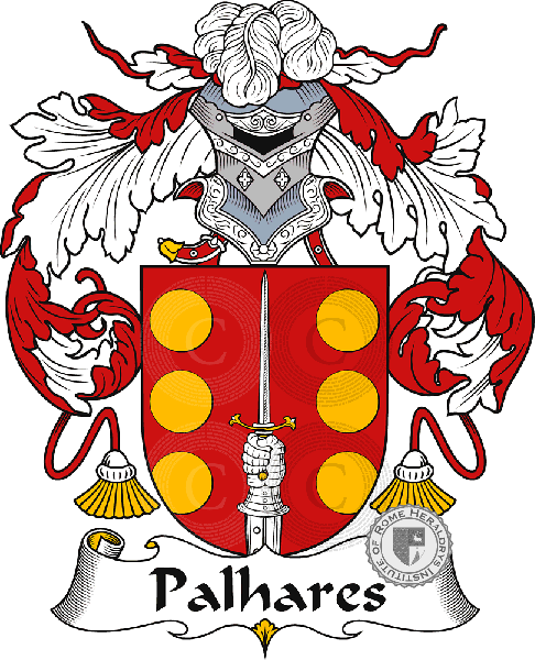Coat of arms of family Palhares
