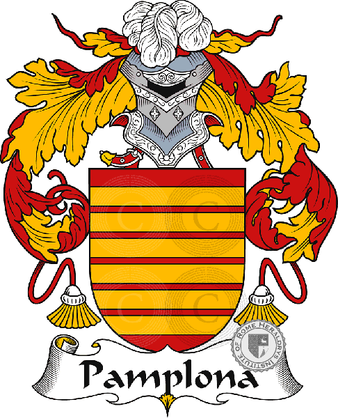 Coat of arms of family Pamplona