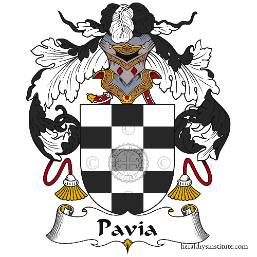 Coat of arms of family Pavia