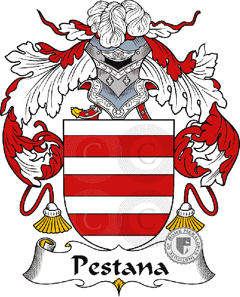 Coat of arms of family Pestana