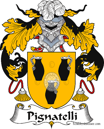 Coat of arms of family Pignatelli