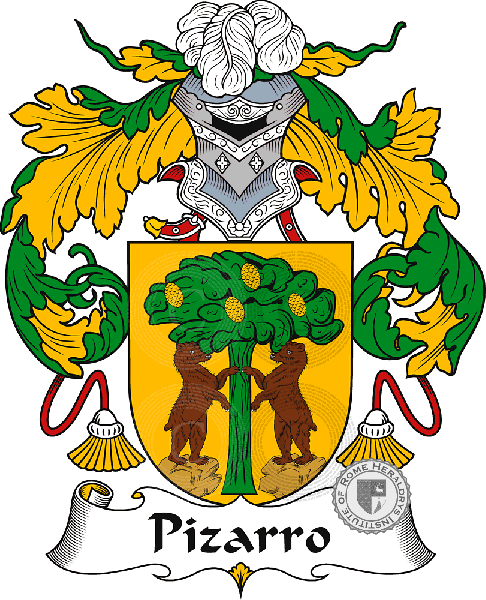 Coat of arms of family Pizarro