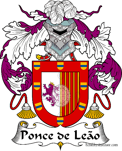 Coat of arms of family Ponce de Leão