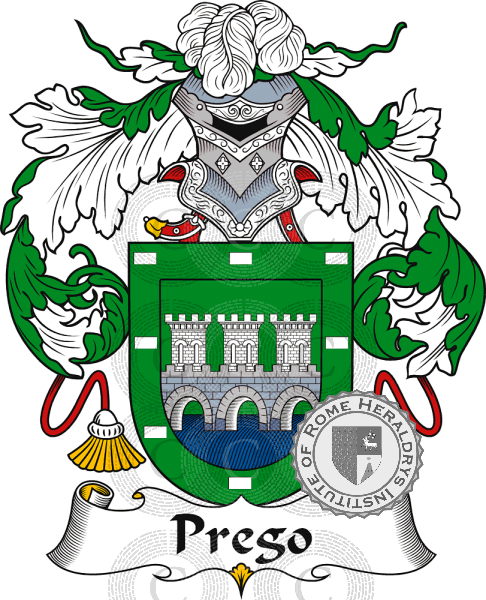 Escudo de la familia Prego