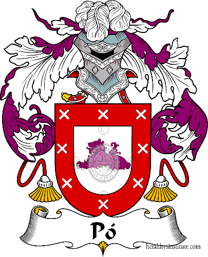 Coat of arms of family Pó