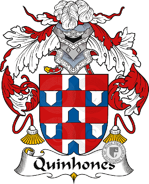 Coat of arms of family Quinhones