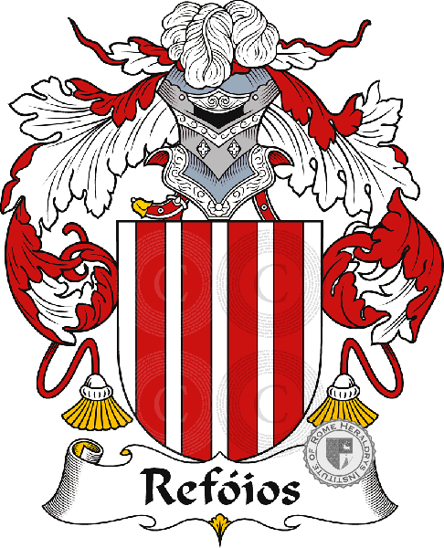 Coat of arms of family Refóios