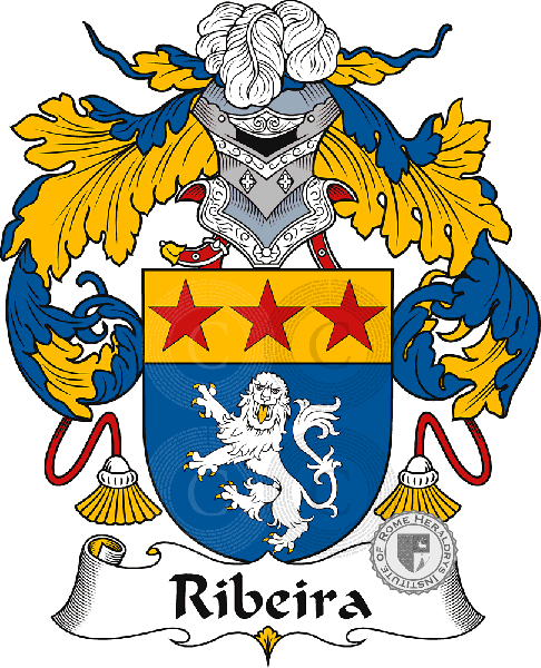 Coat of arms of family Ribeira
