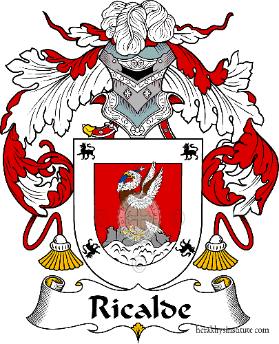 Coat of arms of family Ricalde