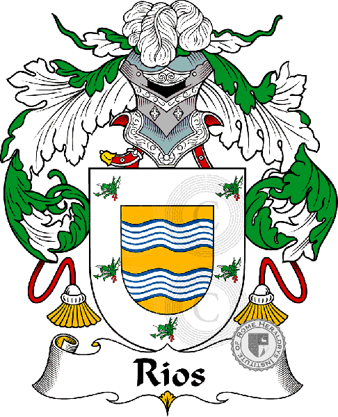 Coat of arms of family Rios