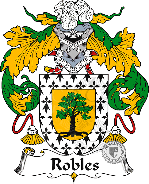 Coat of arms of family Robles