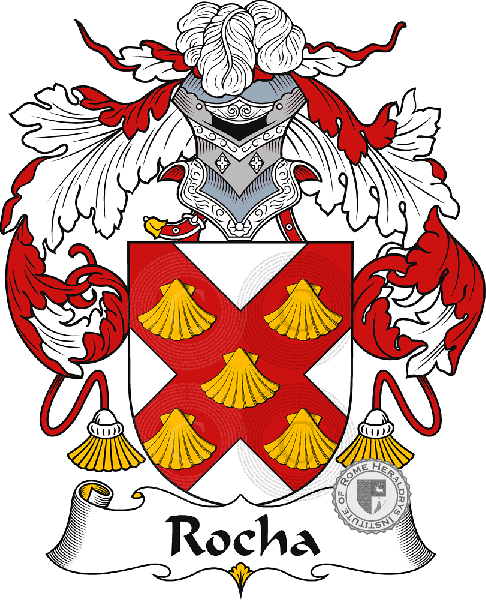 Coat of arms of family Rocha