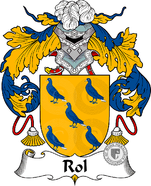 Coat of arms of family Rol