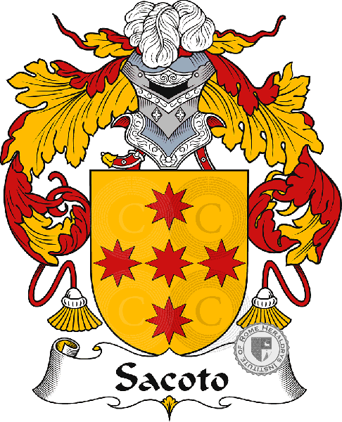 Wappen der Familie Sacoto