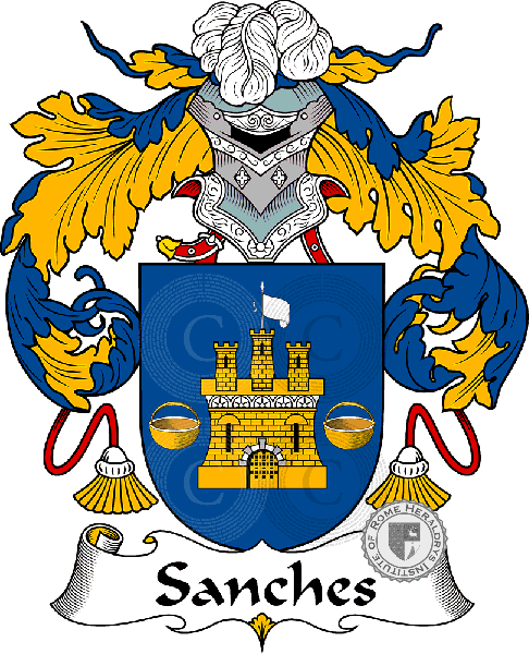 Coat of arms of family Sanches